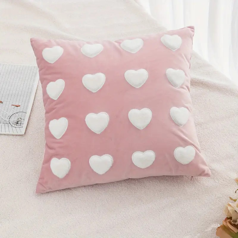 Fastest delivery: 4 business daysSoft Polyester 100.0% Luxurious Plush Pillow Cover - 1 White & P... | Temu Affiliate Program
