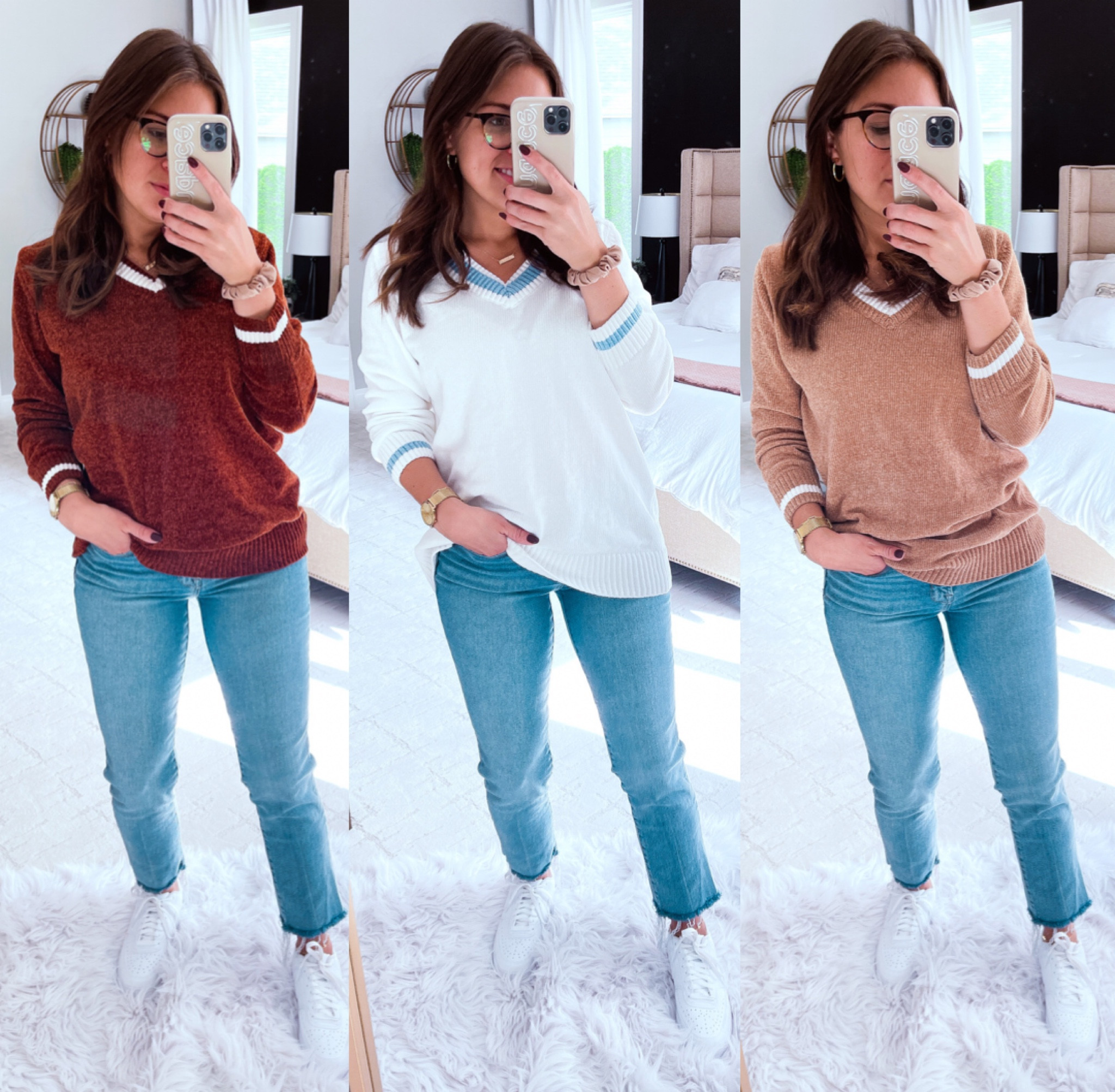 Love this Amazon sweater for under $15!!

Wearing small- very oversized! Size down for a more tailored look 🤩

#LTKSeasonal #LTKsalealert #LTKunder50