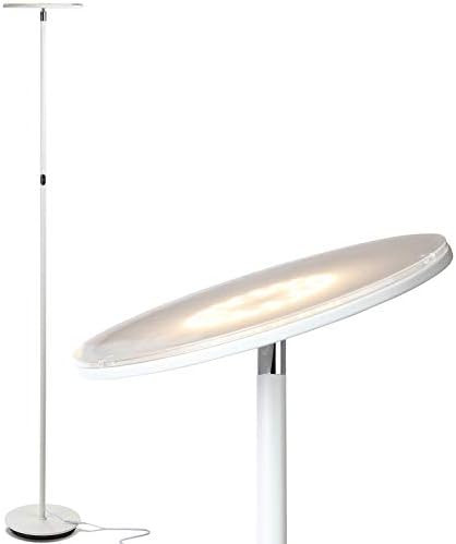 Brightech Sky LED Floor lamp, Torchiere Super Bright Floor Lamp for Living Rooms & Offices - Dimm... | Amazon (US)