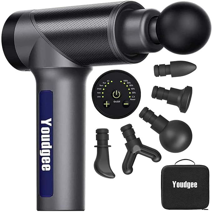 Youdgee Muscle Massage Gun Deep Tissue for Athletes 6 Speeds Levels Father's Day Gift | Amazon (US)