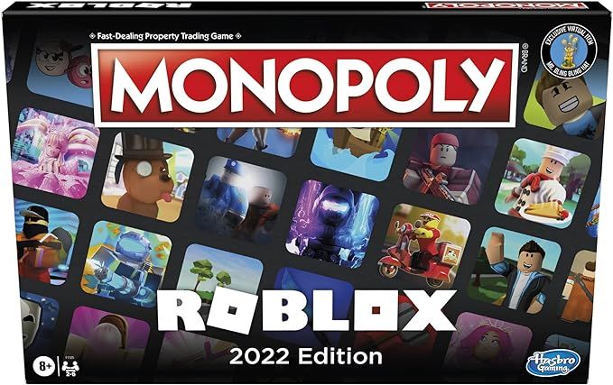 Hasbro Gaming Monopoly: Roblox 2022 Edition Game, Monopoly Board Game Collect and Trade Popular R... | Amazon (US)