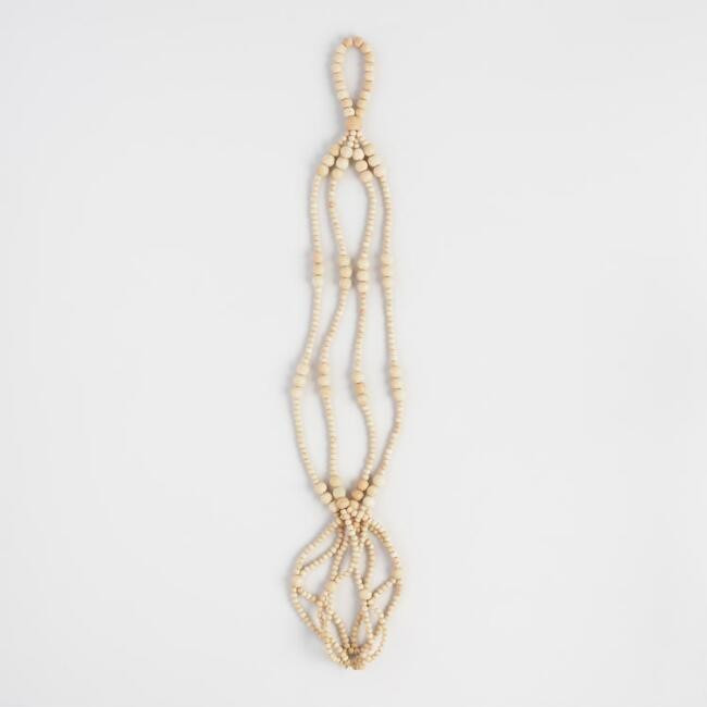 Wood Bead Plant Hanger | World Market
