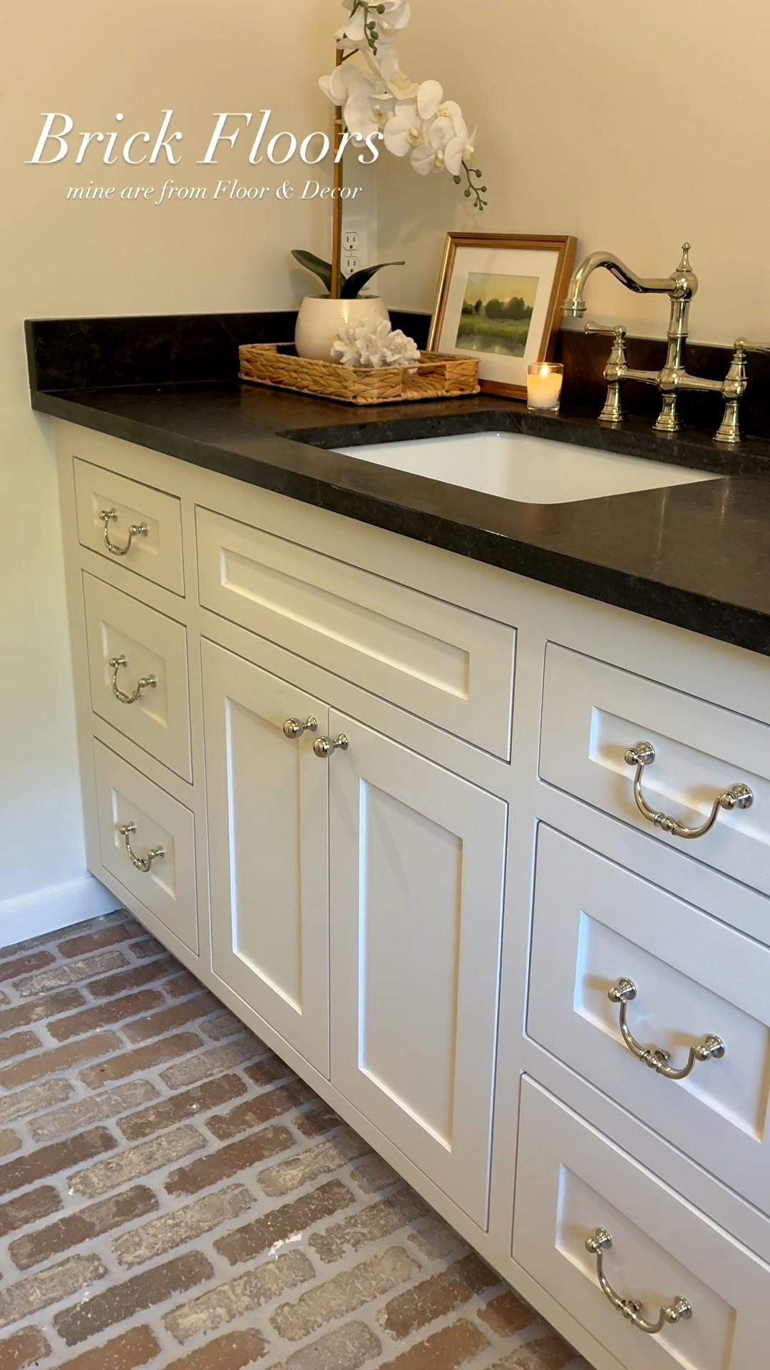 Can't link my floors but they are from Floor and Decor! Linking other items in laundry room