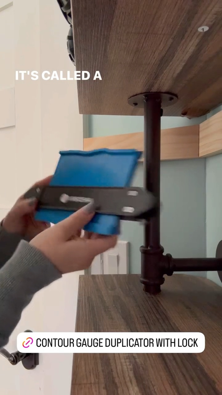 Contour gauge from my Insta stories. Use it to find angles or complicated shapes. Linked all my go to tools, from chop saws, to smaller mini saws… I tend to have trouble with certain tools bc I have small hands.. these work for me! 🫶🏻😝

#LTKWatchNow #LTKHome #LTKGiftGuide