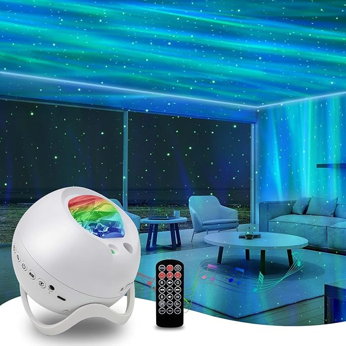 Star Projector,Northern Lights Projector,with Bluetooth Speaker, White Noise, Remote Control,Nigh... | Amazon (US)