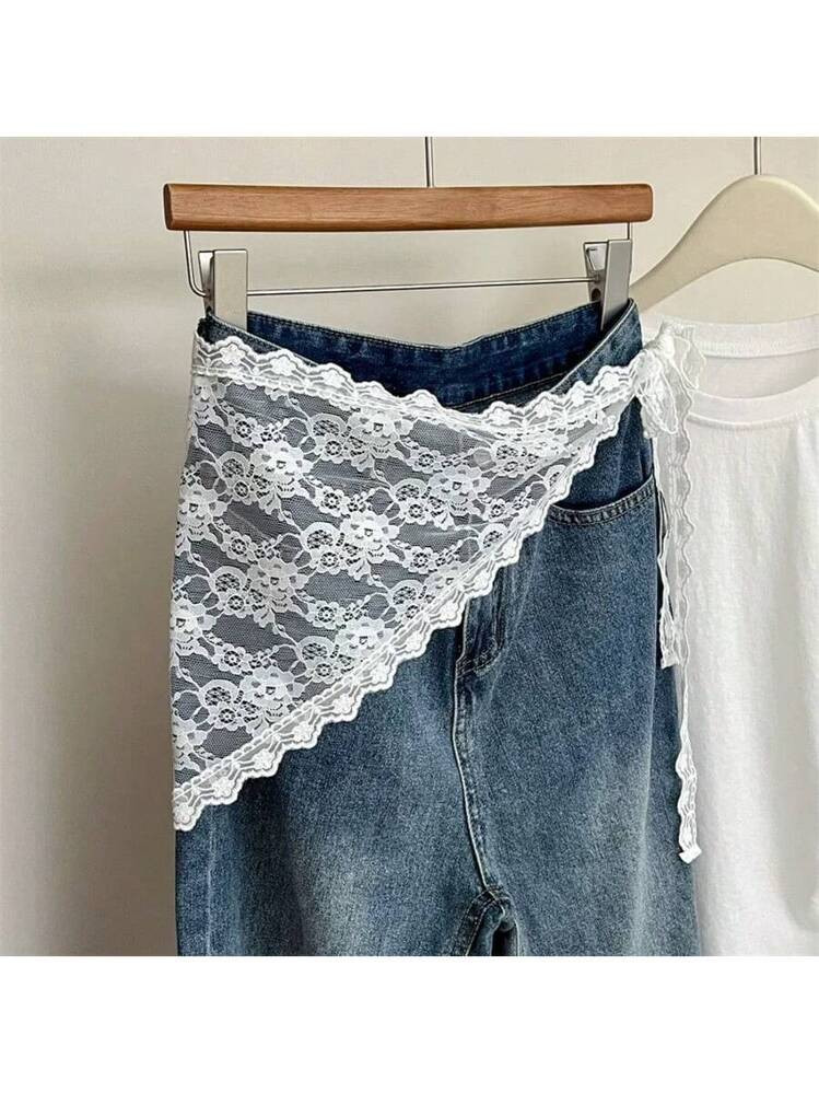 Driehoek sjaal kant | SHEIN