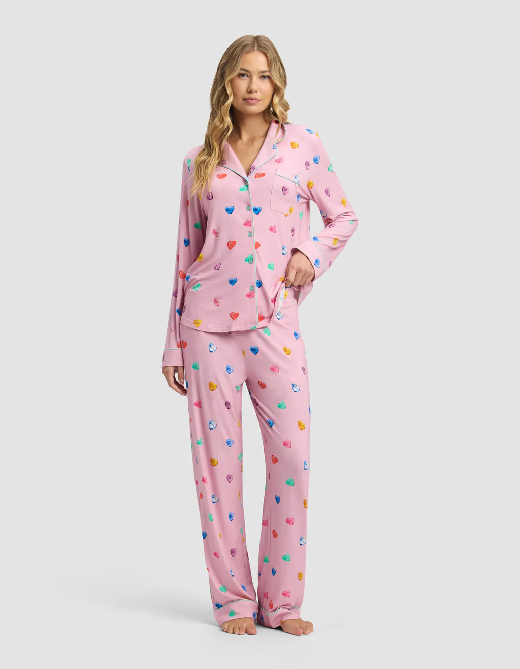 Women's Bamboo Stretch-Knit Long Sleeve Pajama Set | Cozy Earth