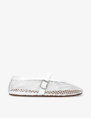 Ballerina cut-out faux-leather courts | Selfridges