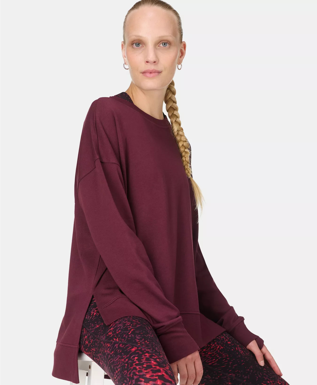 After Class Longline Sweatshirt | Sweaty Betty UK