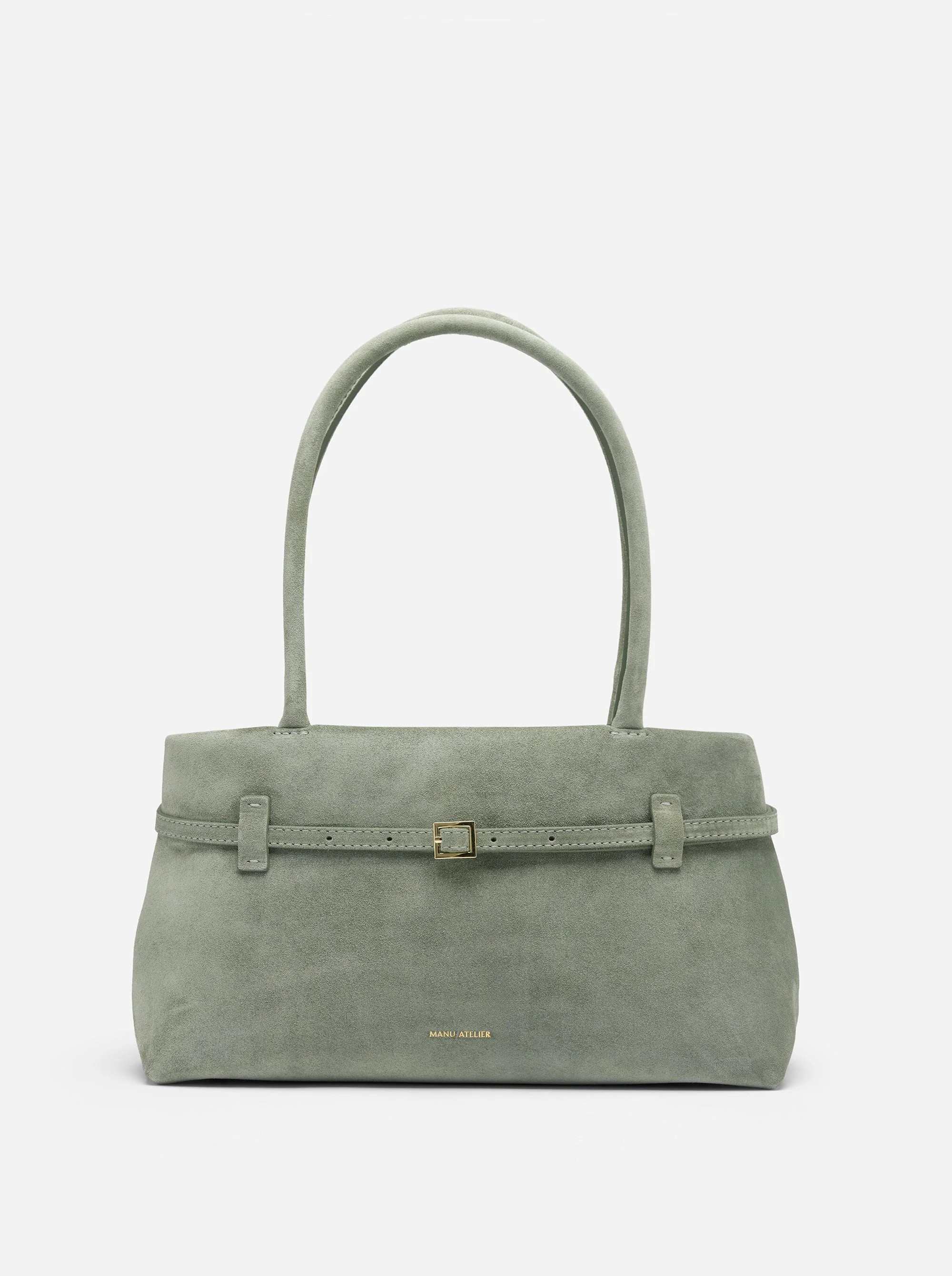 Le Cambon East West Pepe Green Suede by Manu Atelier | Manu Atelier