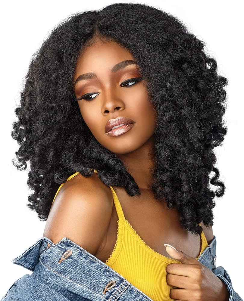 Sensationnel Lace Front Wig Curls Kinks N Co Money Maker (2) | Amazon (US)