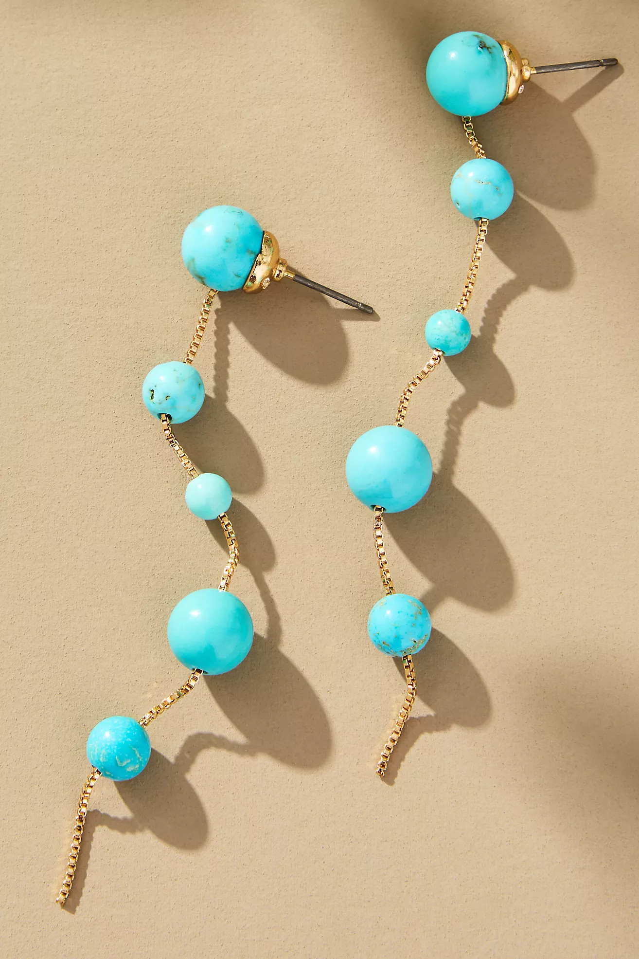BaubleBar Madeline Turquoise Drop Earrings | Anthropologie (US)