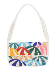 Beaded Beach Umbrella Shoulder Bag | Handbags | Marshalls | Marshalls
