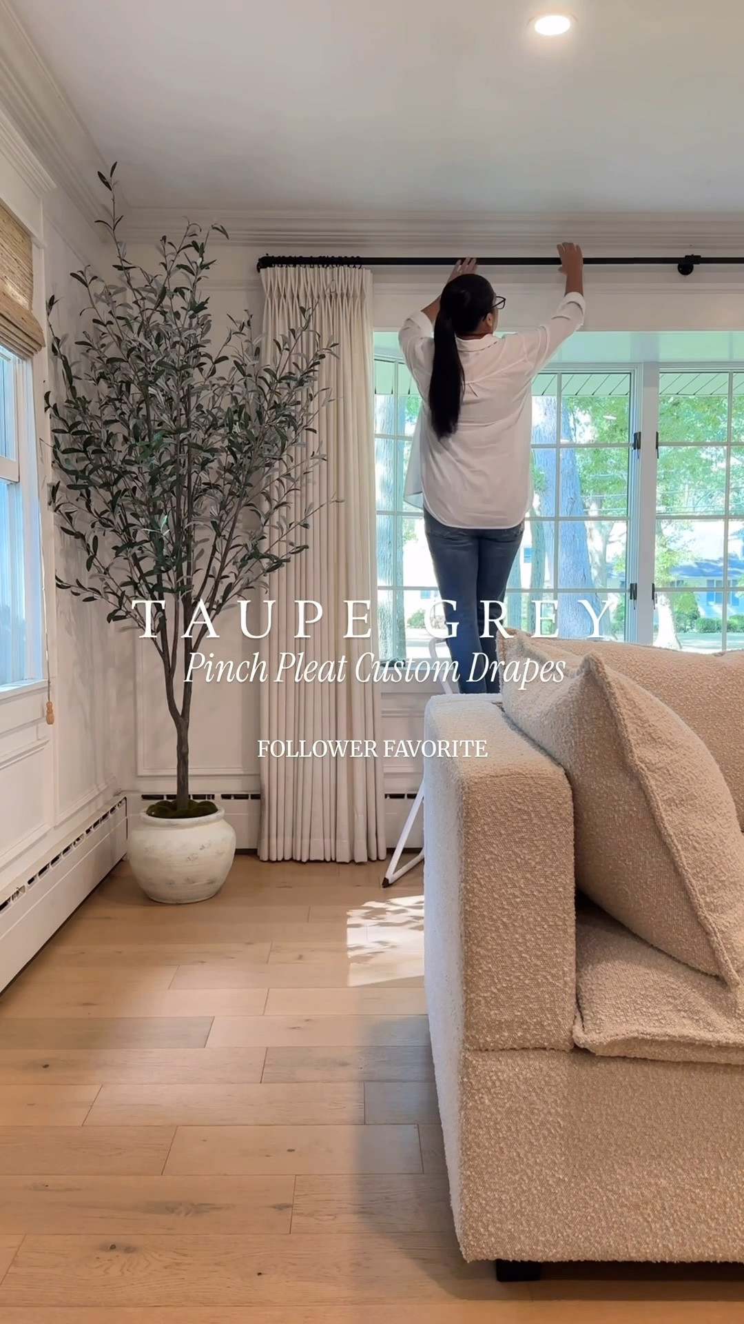 My taupe grey curtains transformed our living room and dining room with its earthy color and beautiful fabric. Shown in taupe grey. 🤎 I also linked my older curtains and similar drapes at a lower price point.

Customized with no privacy liner, and triple pinch pleat. Measured and tailored to fall 1/2 inch from floor for the perfect pleats.


#LTKHome #LTKStyleTip #LTKSaleAlert