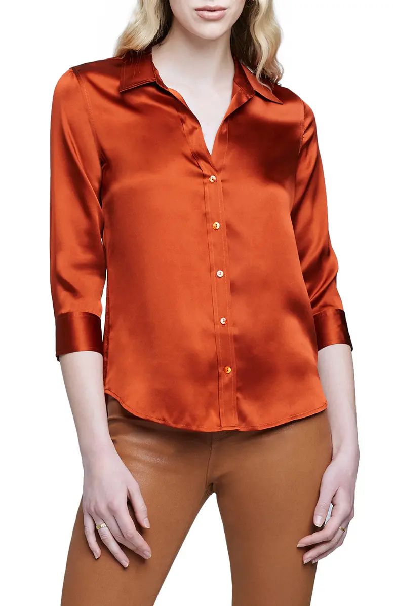 Dani Silk Charmeuse Blouse | Nordstrom