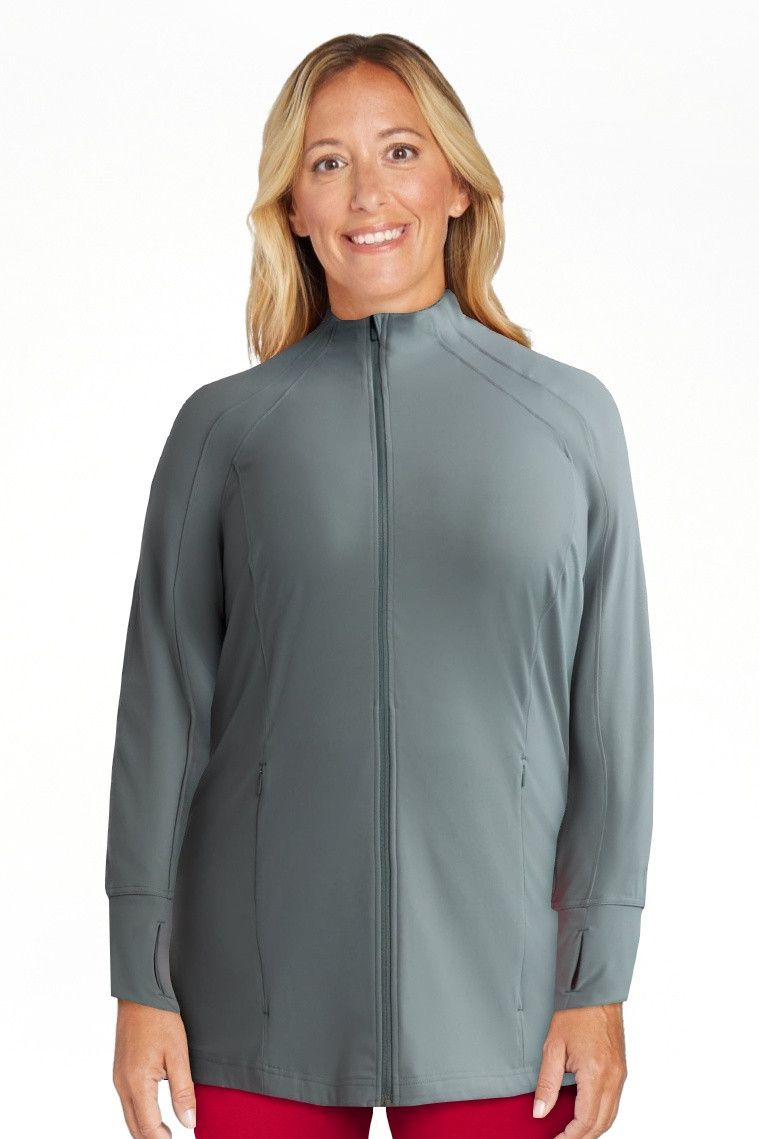 Avia Women's and Women's Plus SoftSculpt Zip-Up Active Jacket, Sizes XS-4X | Walmart (US)