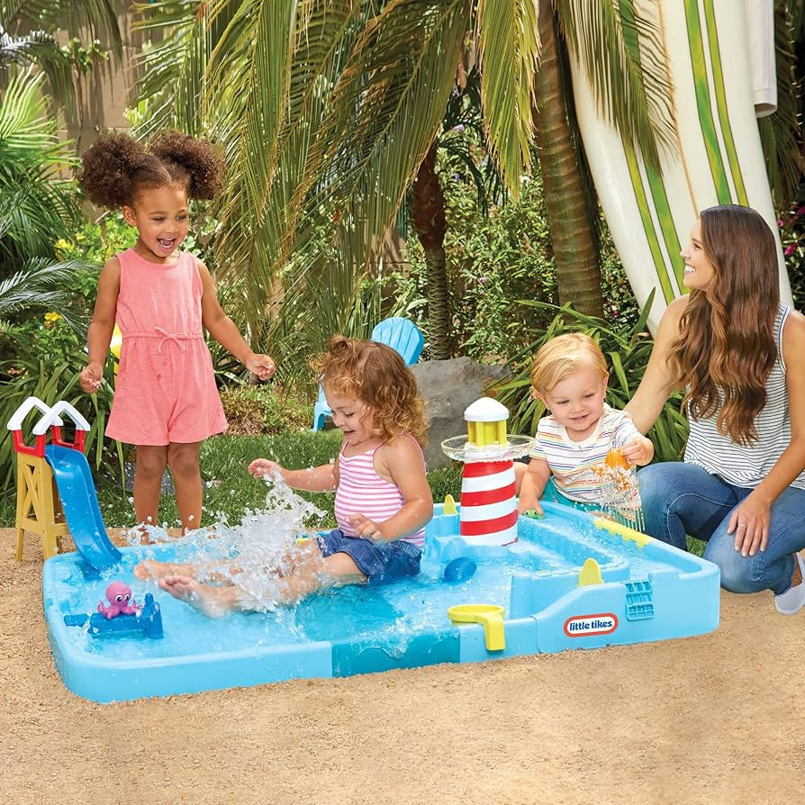 Little Tikes Splash Beach Water Table Splash Pad for Kids, Boys, Girls Ages 2+ Years | Amazon (US)