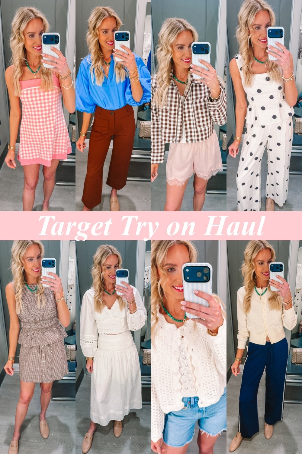 Target try on haul! 

Athletic dress / Balloon top / Gingham set / Mid skirt / Denim shorts / Lace cardigan / Lace shorts / Classic style 

#LTKootd #LTKActive #LTKgrwm
