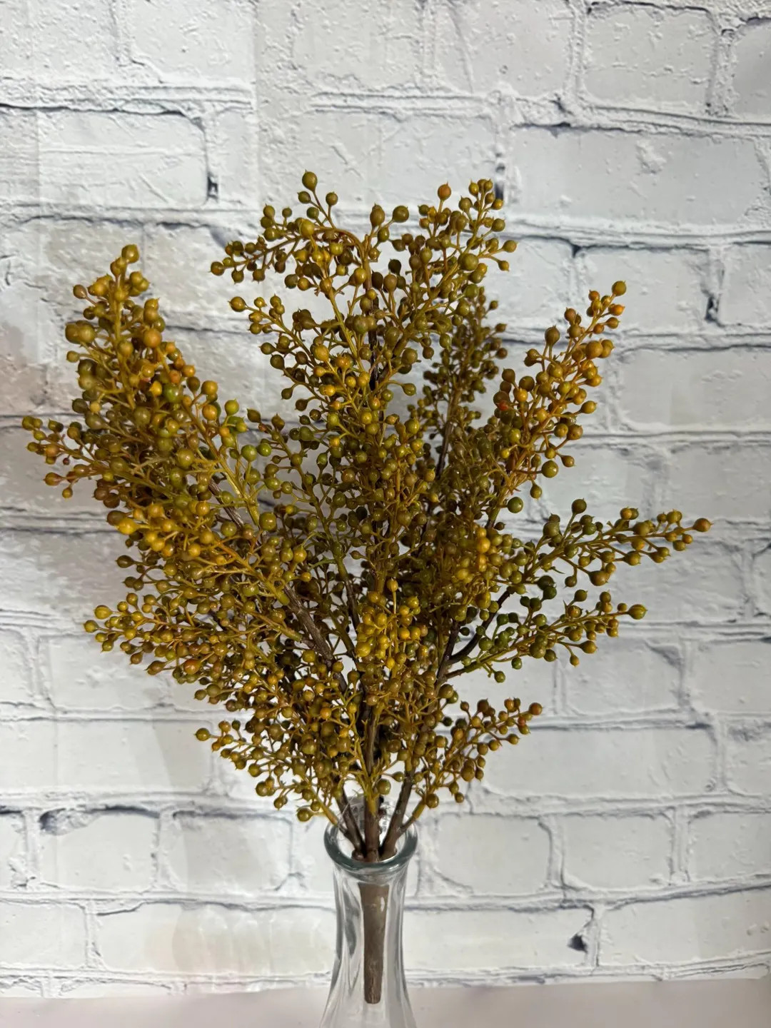 Fall Berry Spray 16", Yellow, Green Orange, Fall Wreath or Craft Floral Supply, FS3650 | Etsy (US)