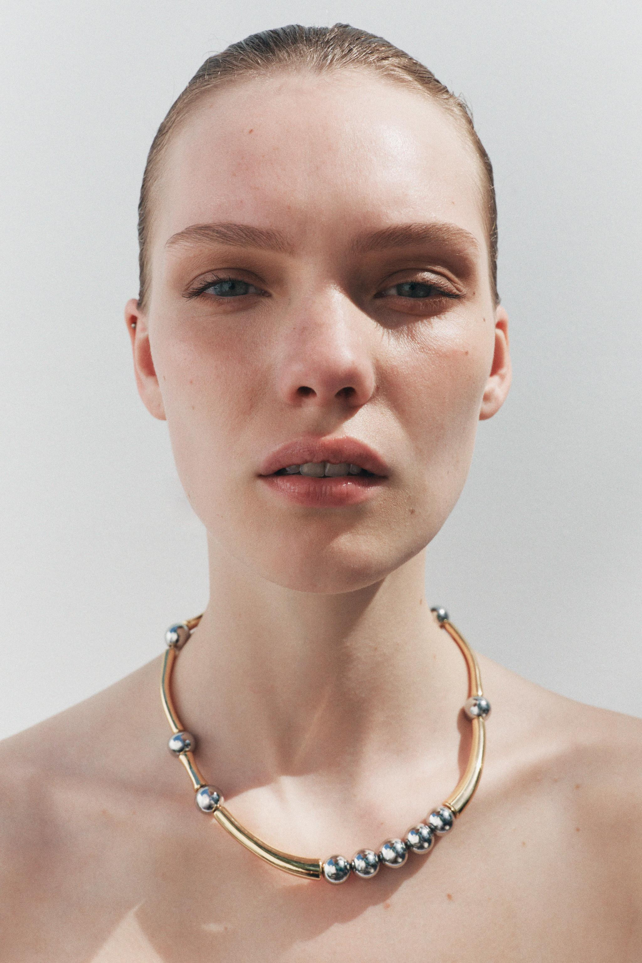 METAL PIECE NECKLACE | Zara US