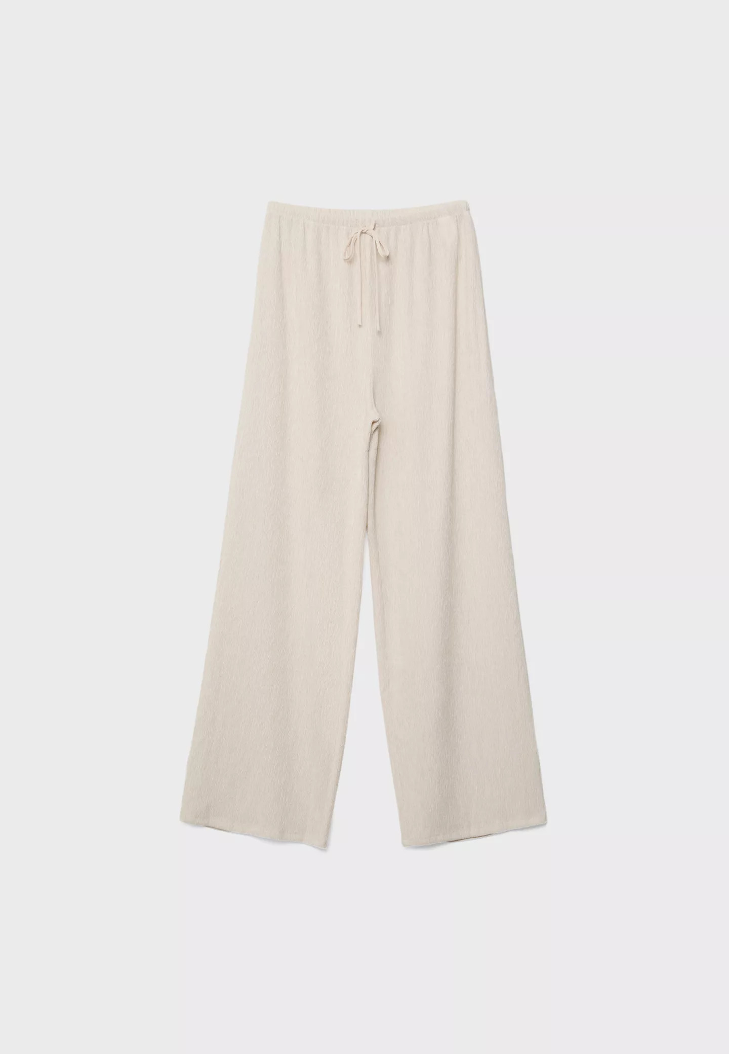 Straight-leg creased-effect trousers - Women's fashion | Stradivarius United Kingdom | Stradivarius (UK)