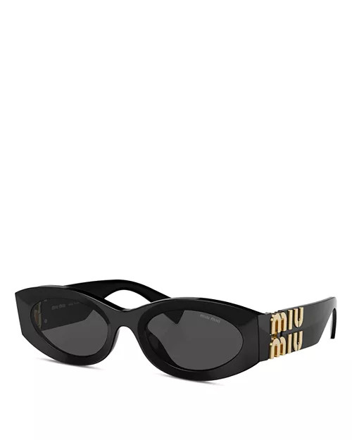 Miu Miu Oval Sunglasses, 54mm  | Bloomingdale's Jewelry & Accessories | Bloomingdale's (US)