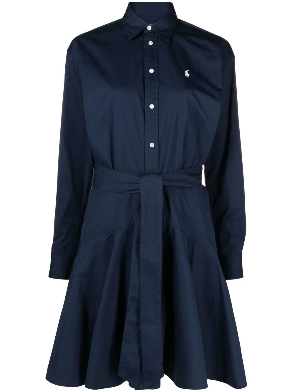 Polo Ralph Lauren tied-waist Shirt Dress - Farfetch | Farfetch Global