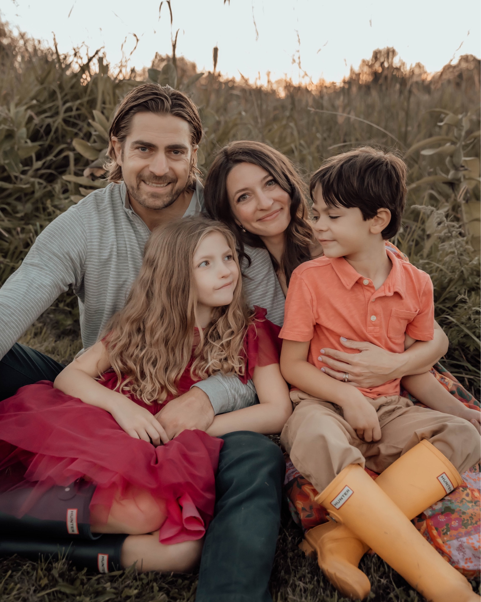 Family Photos 2023 ❤️🍁😊 I love how these colors came together for these photos! Here’s a few tips if you’re planning your next family photo shoot, too! 1. Pick your standout piece (or color palette) & work around that- I picked my dress first! 2. Add texture- I picked Amelia’s dress second (it was actually her Christmas dress from last year & I love the unexpected feel the tulle gives to our otherwise rustic setting. Mixing textures for photos always comes out beautifully! 3. Try to stick to 1 print or pattern (unless the second print is a subtle one!). 4. Don’t be afraid to wear color! You don’t have to wear only neutrals to get great photos! The key is to coordinate your outfits, not match them!

#LTKHoliday #LTKSeasonal #LTKfamily