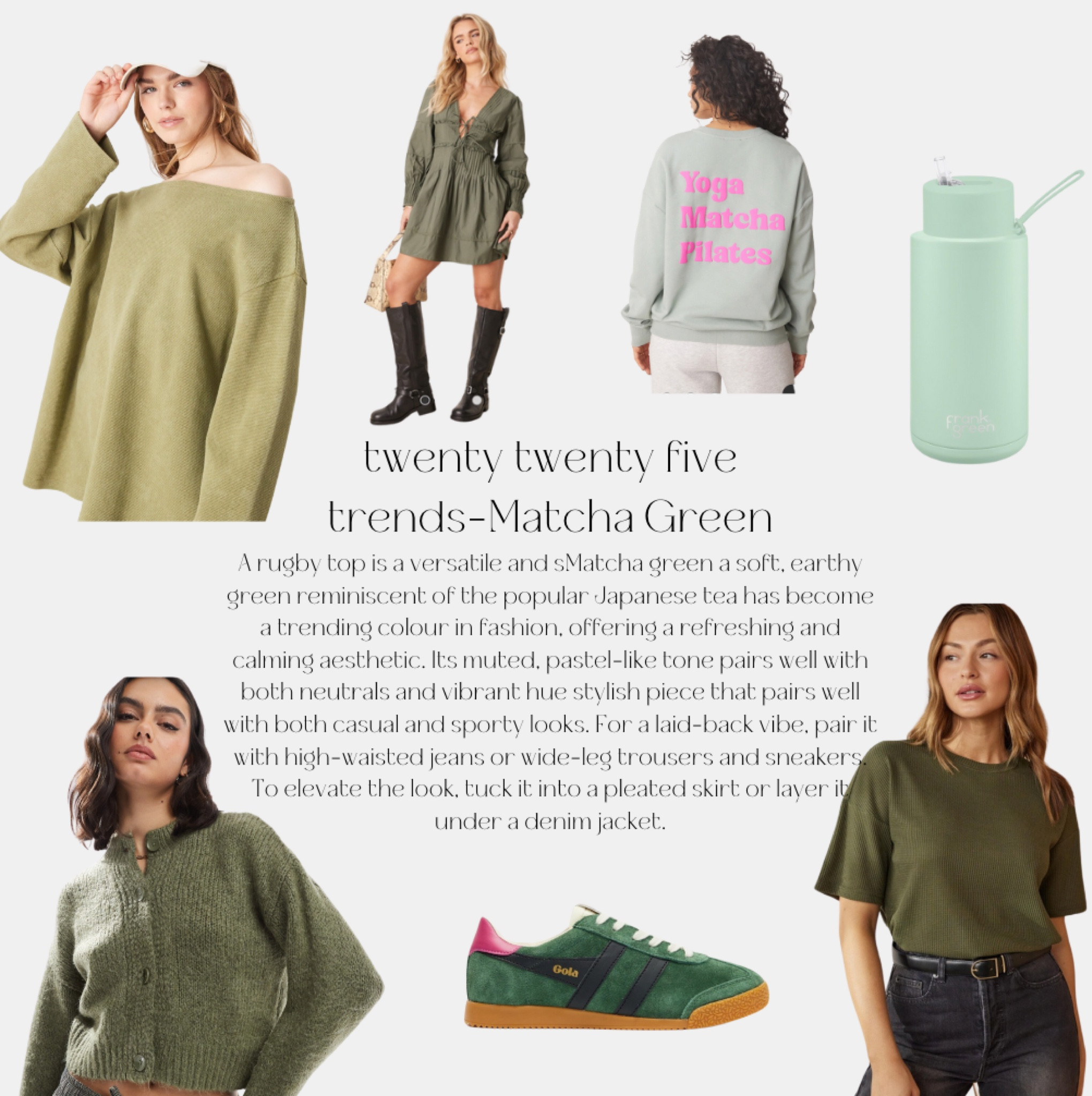 Trend predictions 2025- matcha green 💚

#LTKstyletip #LTKaustralia #LTKsummer