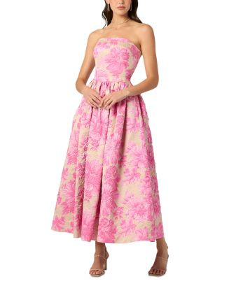 Dana Jacquard Strapless Dress | Bloomingdale's (US)