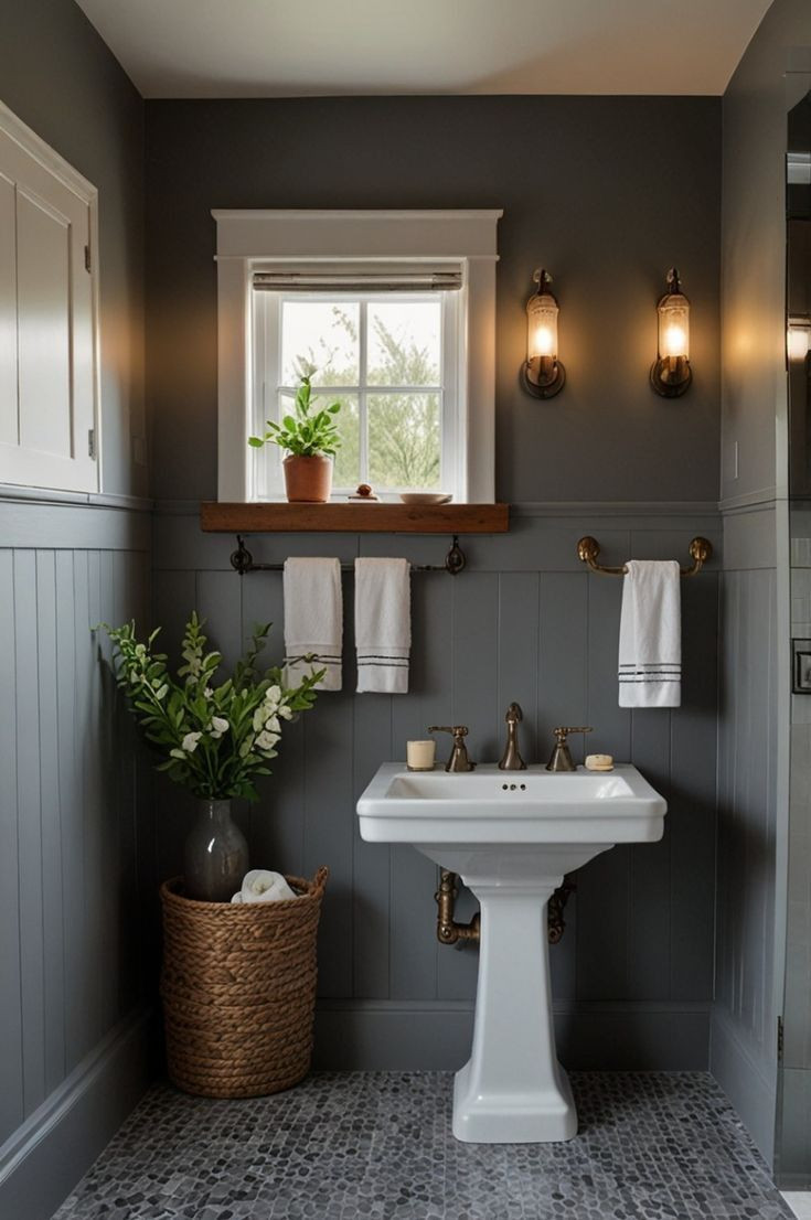 Grey Bathroom Design Inspiration 

 #LTKMostLoved #LTKHome #LTKStyleTip
