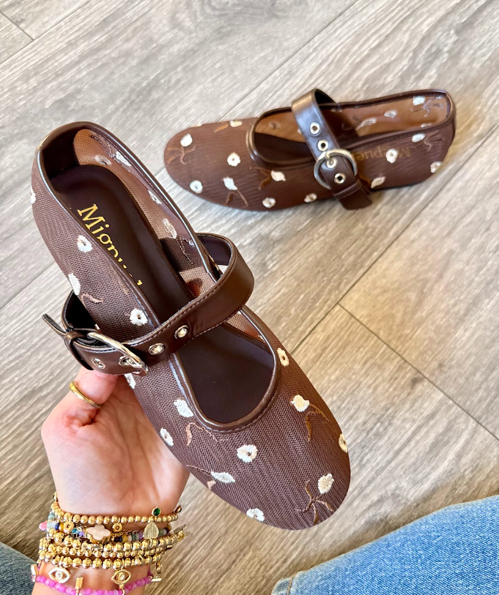 These embroidered flats are perfect for adding a feminine touch to any outfit. These fit TTS! 

 #LTKootd #LTKSaleAlert