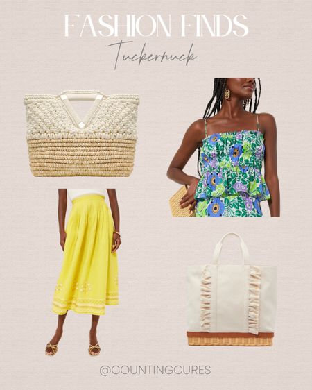 Grab this chic yellow midi skirt, a sleeveless floral top, beach woven bags, and a tote to wear this spring and summer! All from Tuckernuck!
#transitionalstyle #capsulewardrobe #outfitinspo #springfashion

#LTKstyletip #LTKitbag #LTKSeasonal