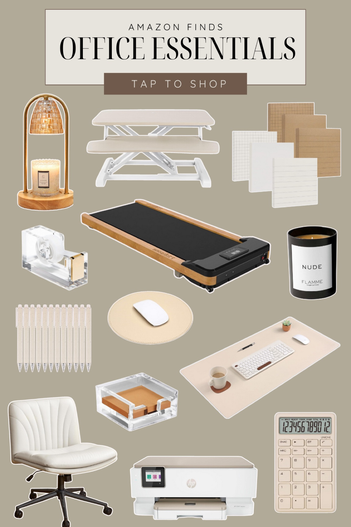 Neutral Amazon office essentials🤍


Walking pad, workout, cardio, fitness, work desk, home office decor, beige decor, office chair, computer stand, cozy, chic, natural, earth tones, coastal, European, candle, minimalistic 

#LTKFitness #LTKStyleTip #LTKHome