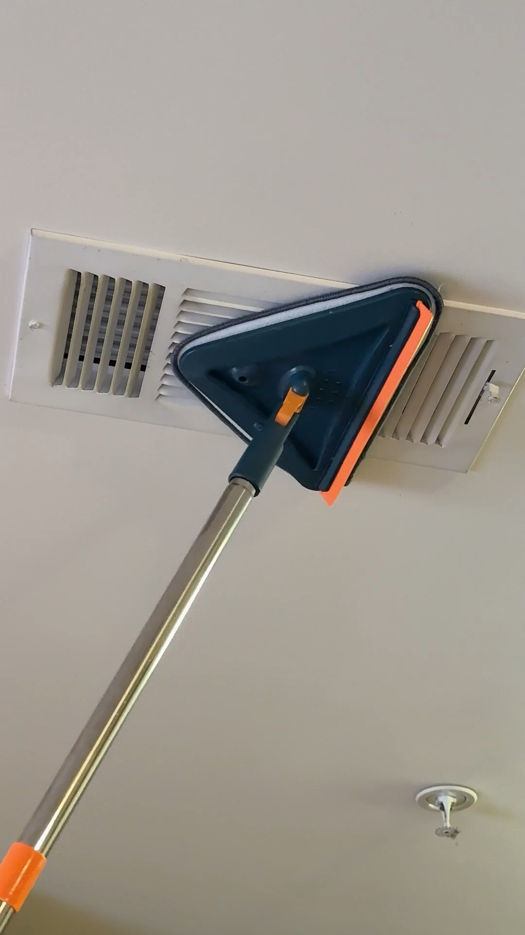 Say goodbye to dusty vents and hard-to-reach corners with this triangular microfiber mop! 🧹

The long handle and rotating head make it so easy to clean ceilings, walls, and baseboards without a ladder.

It’s a total game-changer for deep cleaning your home with half the effort. ✨

#cleaninghacks #homecleaning #deepcleaning #cleaningtools #amazonfinds #cleanhome #cleaningmotivation #homemaintenance

#LTKHome