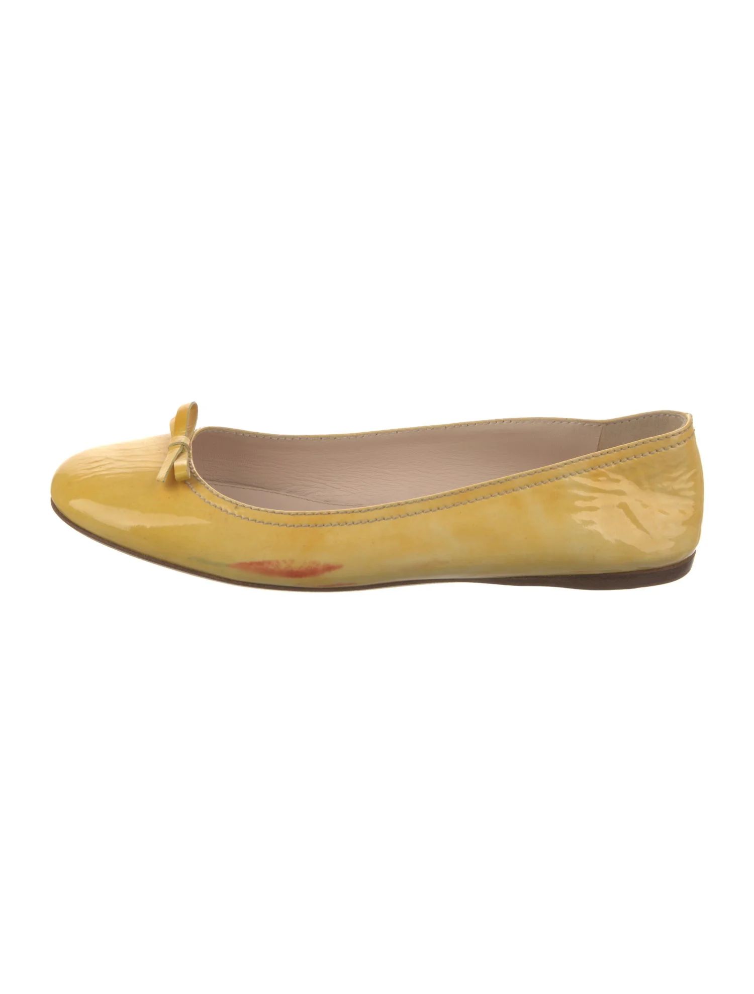 Prada Patent Leather Ballet Flats | The RealReal
