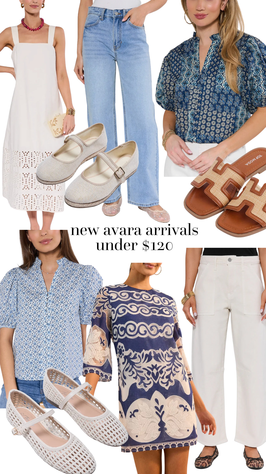 new avara arrivals under $120 🤍
a really strong drop. lots of spring dresses, good denim, and shoes you can wear with everything. all linked here and such great quality for the price. so many of these are in my cart! 

 #LTKootd #LTKSeasonal #LTKSaleAlert