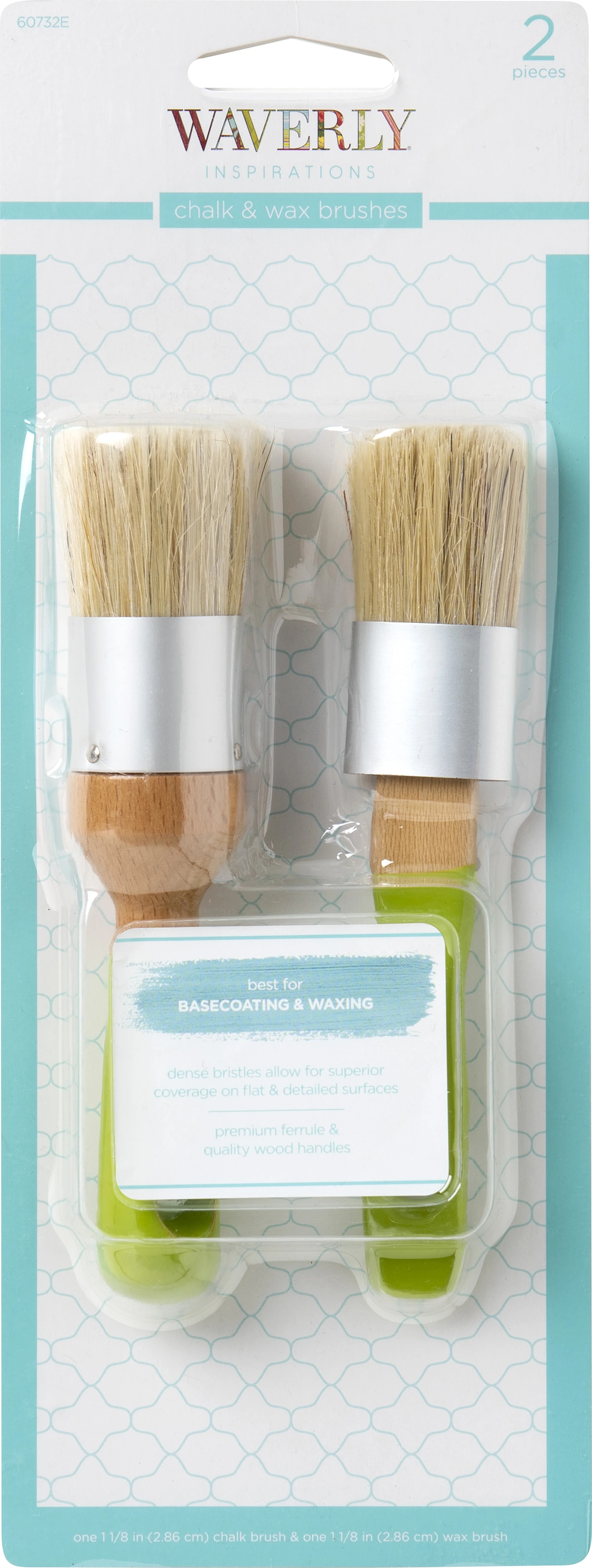 Waverly Inspirations Paintbrush Sets, Chalk and Wax Combo, 2 Piece | Walmart (US)