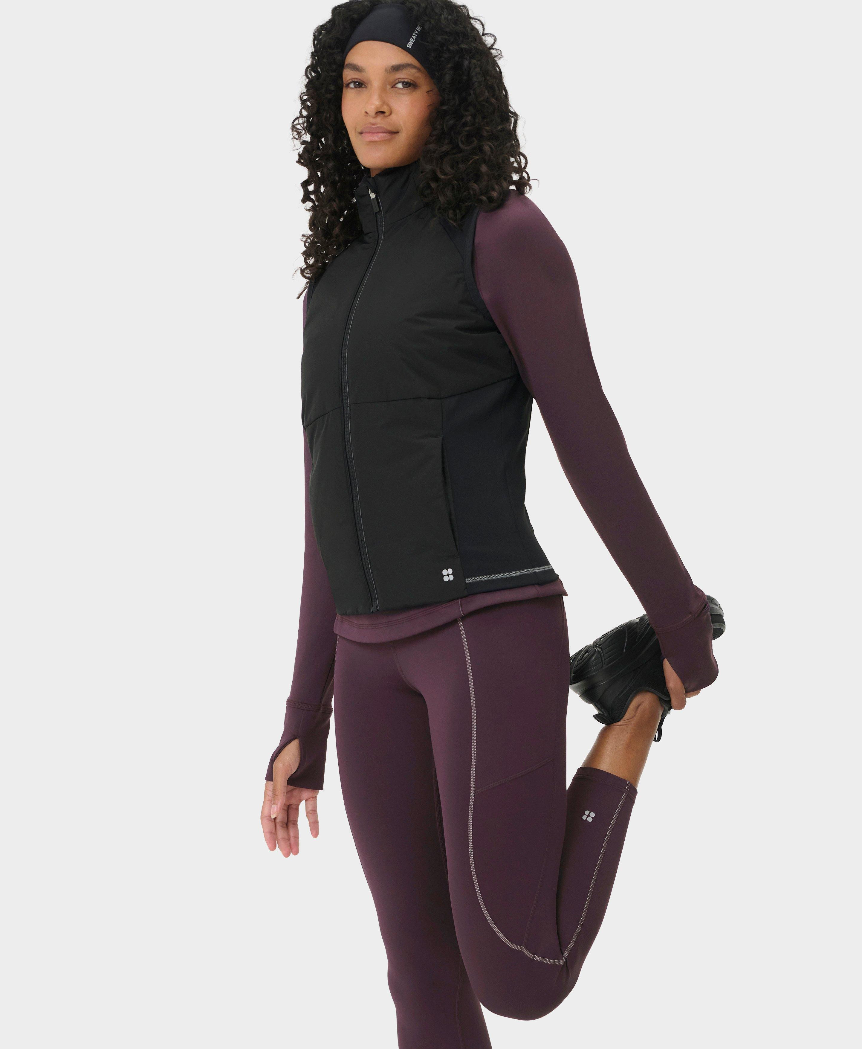 Therma Boost 7/8 Running Leggings - Neptune Purple | Women's Leggings | Sweaty Betty | Sweaty Betty UK