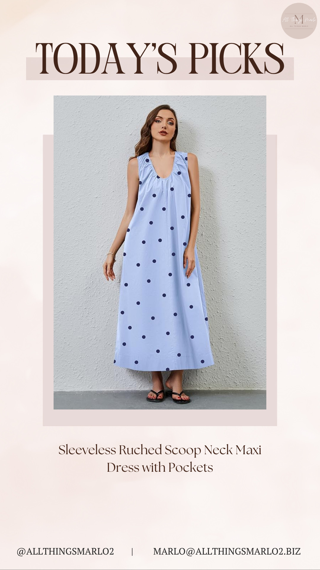 Sleeveless Ruched Scoop Neck Maxi Dress with Pockets 

 #LTKSeasonal #LTKWorkwear #LTKTravel