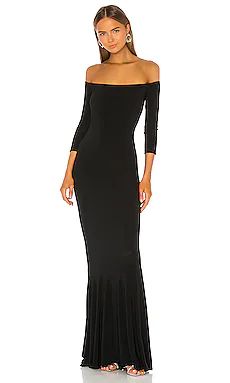 Off the Shoulder Fishtail Gown
                    
                    Norma Kamali
            ... | Revolve Clothing (Global)