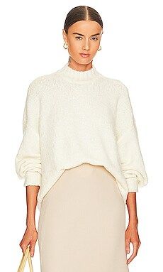 PISTOLA Carlen Mock Neck Sweater in Ecru from Revolve.com | Revolve Clothing (Global)