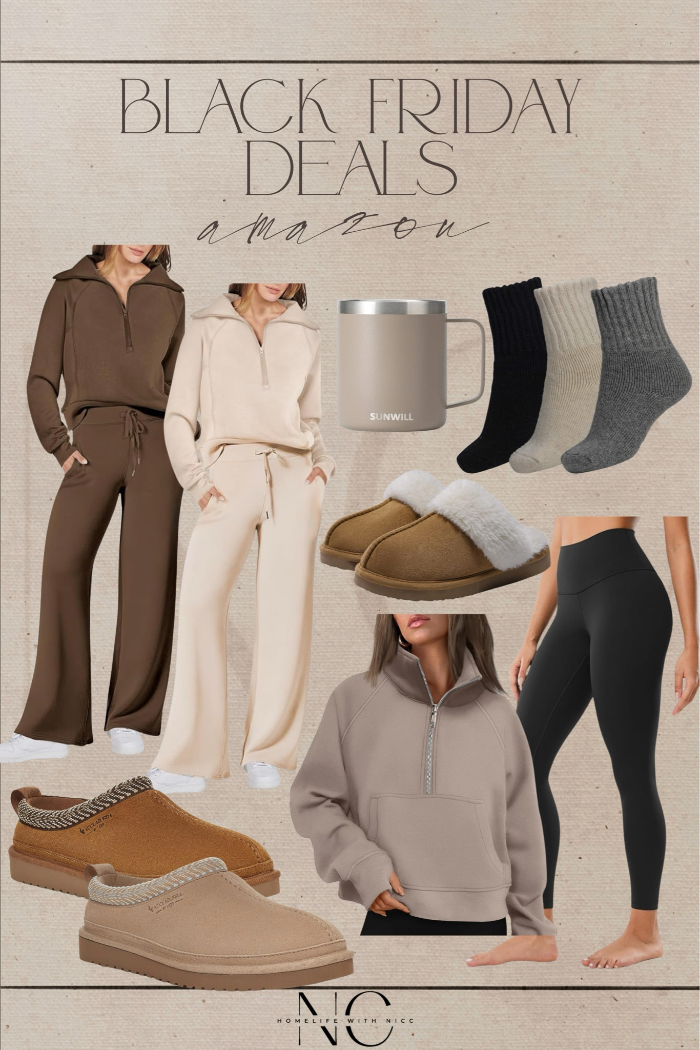 Cozy outfits for this season! So many great pieces are on sale now! Perfect gift ideas for the ones you love, or to keep for yourself!
#amazondeals #blackfriday #cozyfashion #loungewear #amazonblackfriday

#LTKStyleTip #LTKSaleAlert #LTKCyberWeek