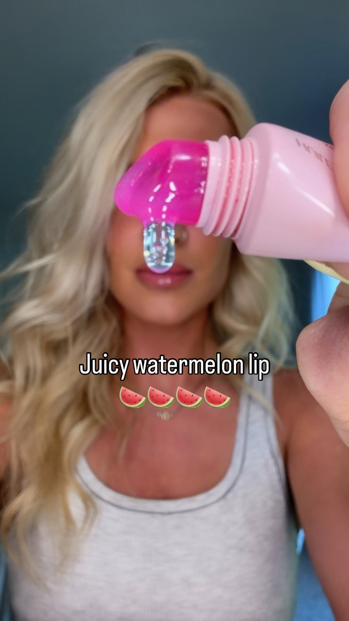 Juicy watermelon lip combo 🍉🍉