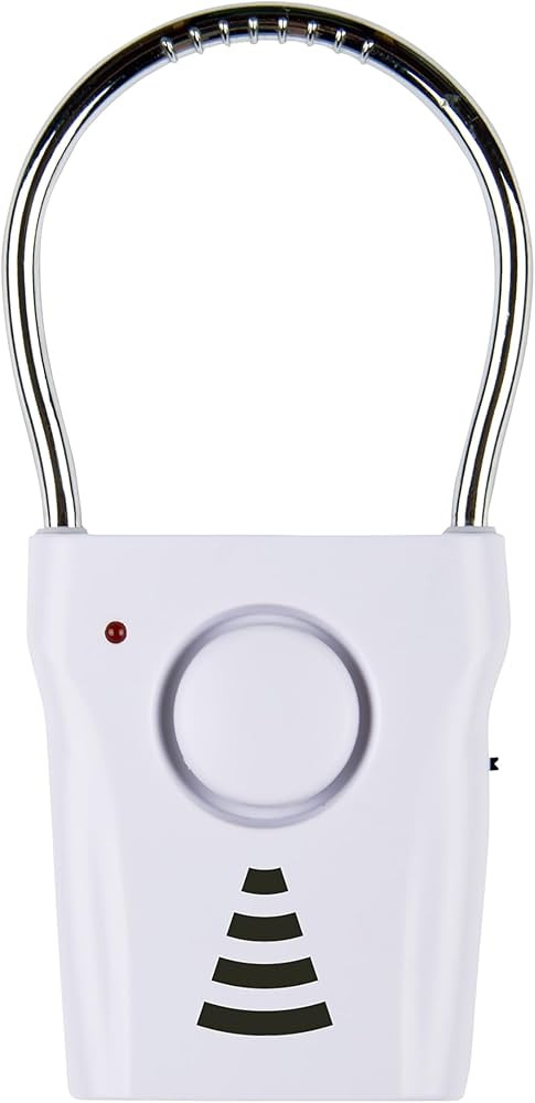 SABRE 110dB Door Handle Alarm, Extremely Loud Wireless Alarm Audible Up To 680 Ft Away, Hangs Off... | Amazon (US)