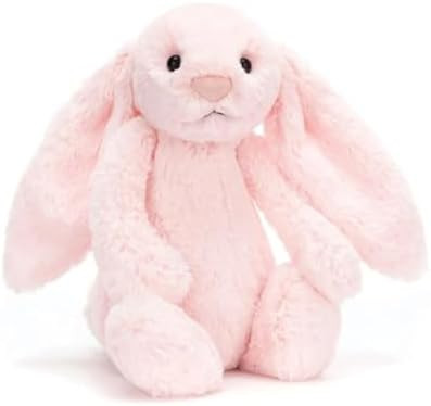 Jellycat Bashful Pink Bunny Medium - L: 9cm x W: 12cm x H: 31cm | Amazon (US)