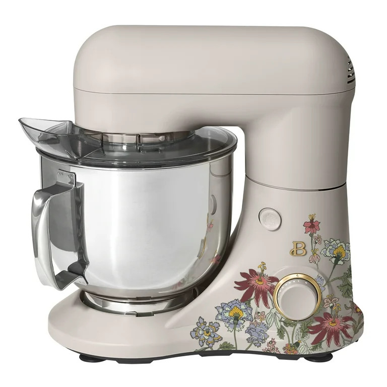 Beautiful 5.3 Qt Stand Mixer, Lightweight & Powerful with Tilt-Head, Wildflower Porcini Taupe by ... | Walmart (US)