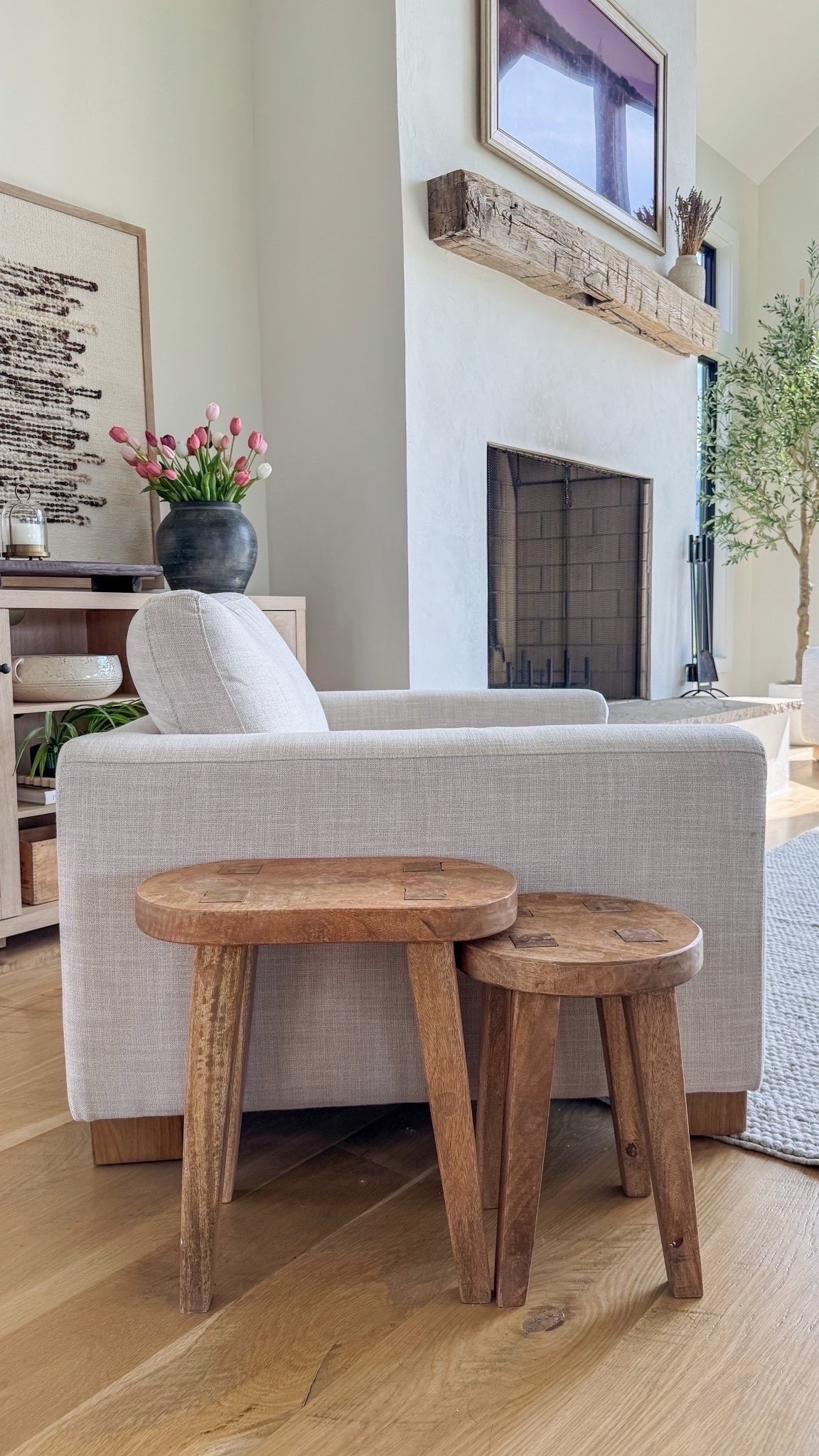 Need to warm up your living room? Start here.

These wood stools add depth and character while doubling as a side table or extra seat when you need it.

Follow my shop @rushtonhome on the @shop.LTK app to shop this post and get my exclusive app-only content! Don’t forget to turn on post notifications using the 🔔 to get first dibs! Follow @rushtonhome on Instagram and Pinterest for more home decor inspiration and affordable home finds! Are you looking for anything home related? You’re in the right place! At Rushton Home, I do: home decor, living room, bedroom, affordable, walmart, target, wayfair, new arrivals, winter decor, spring decor, fall decor, fall finds, summer decor, home decor refresh, studio mcgee x target, hearth and hand, magnolia, holiday decor, seasonal decor, dining room decor, bedroom decor, living room decor, affordable home decor, furniture, weekend deals, sale, on sale, pottery barn, kirklands, west elm, bench, foyer table, faux florals, rugs, couches, sofa, sectional, dresser, nightstand, night stand, end tables, lamps, art, wall art, etsy, pillows, blanket, interior design, interior styling, bedding, side tables, bed frame, tray, side table, throw pillows, look for less, designer dupe, budget decor, bar stools, counter stools, vase, ceramic pottery, budget, budget friendly, coffee table, dining chairs, cane, rattan, wood, white wash, rustic, arch, brass hardware, gold hardware, vintage, antique, european inspired, french country, back in stock.


#LTKHome #LTKSaleAlert