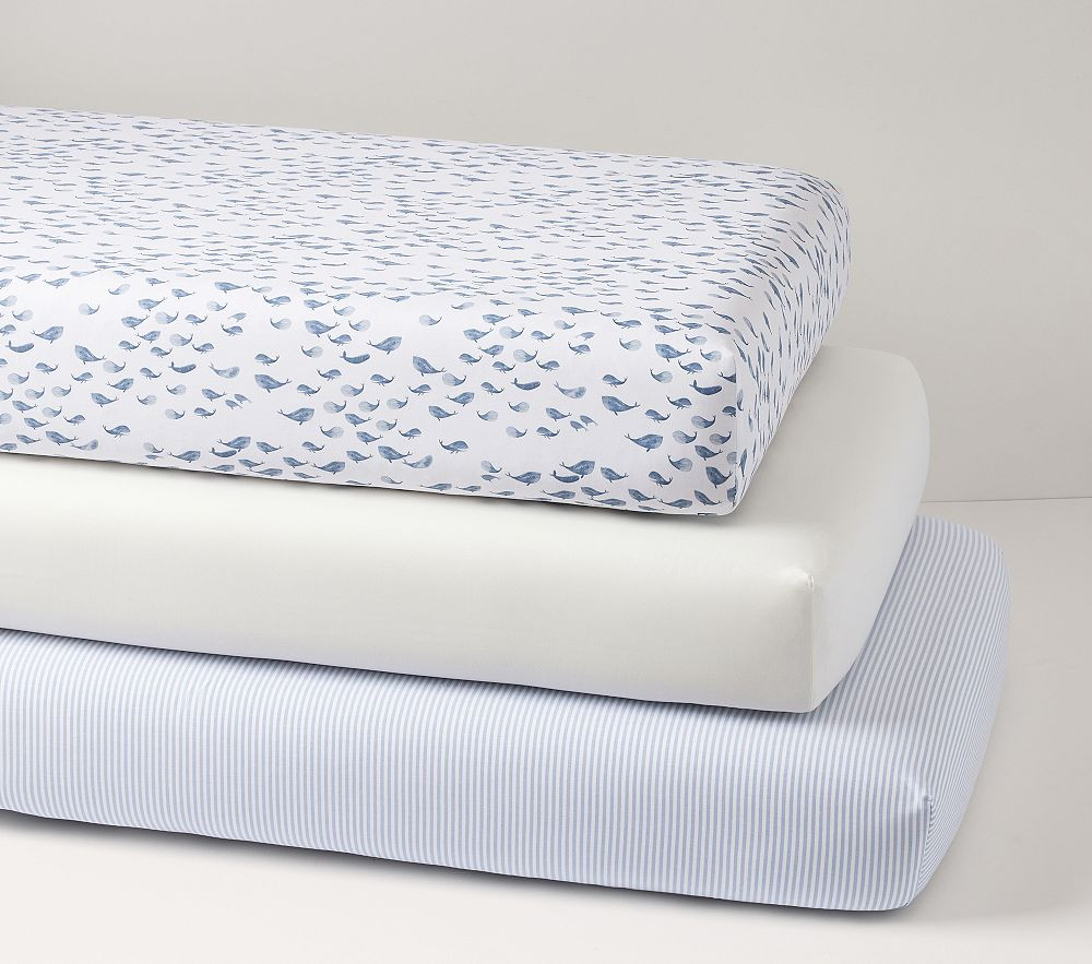 Jack Whale Crib Fitted Sheets - Set of 3 | Pottery Barn Kids