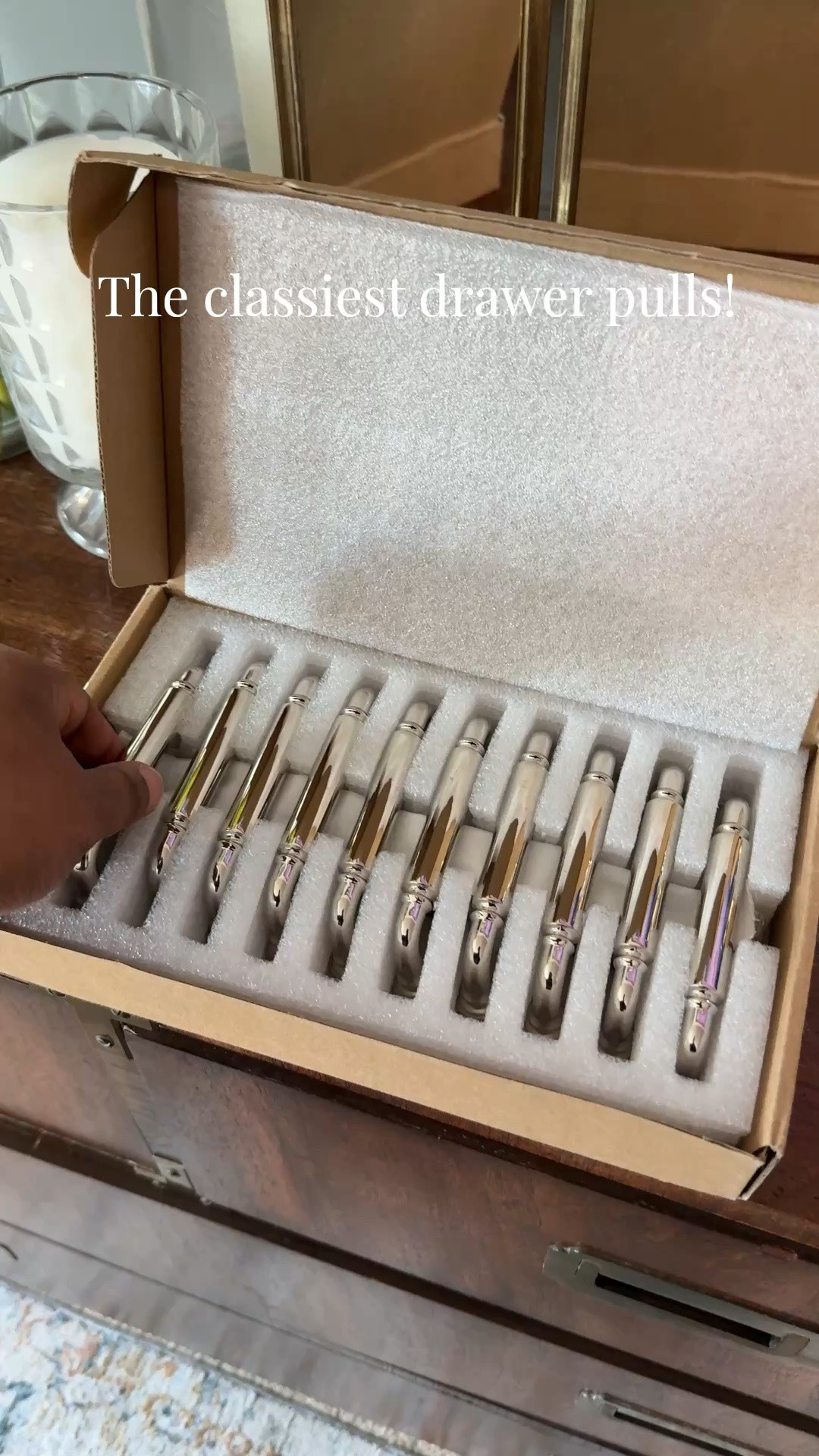 The classiest drawer pulls in a style that will stand the test of time!

#LTKHome